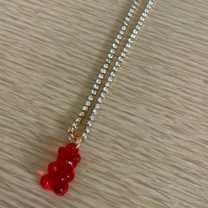 Red gummy bear choker